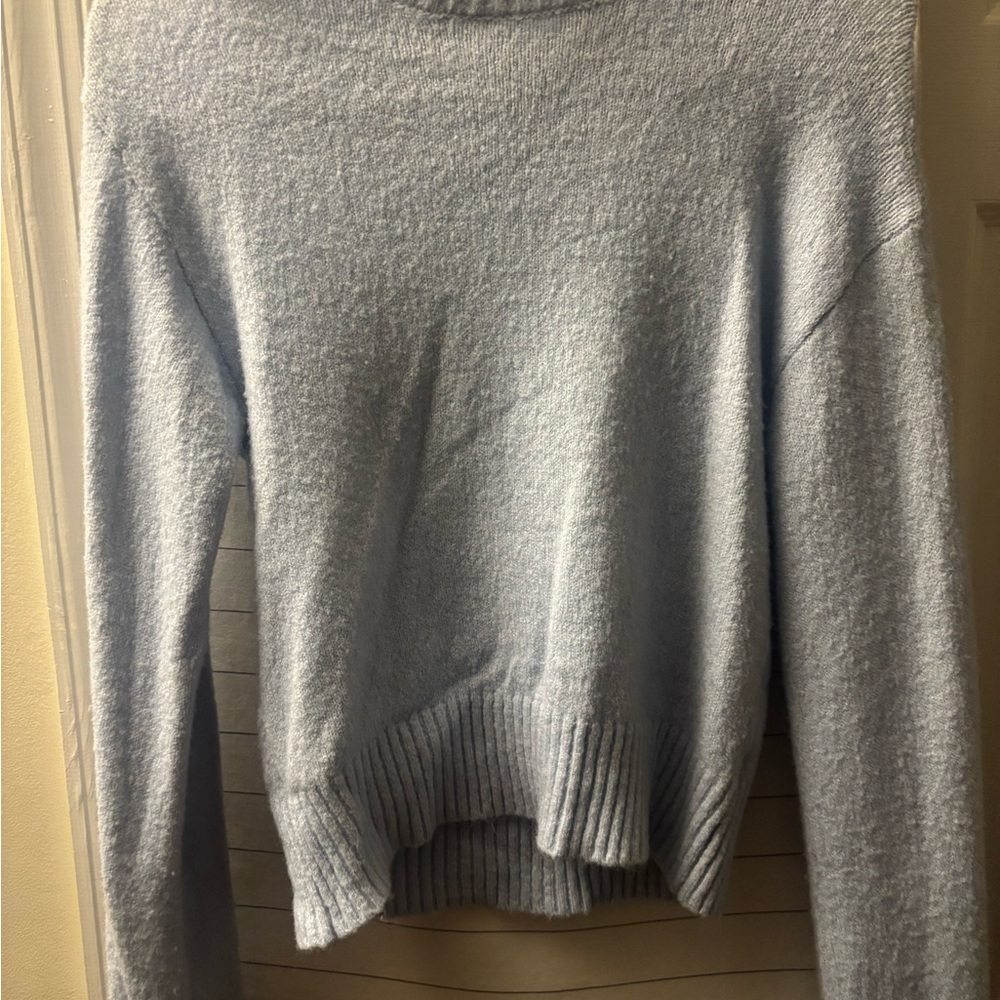 Wild Fable Soft Blue Turtleneck Sweater